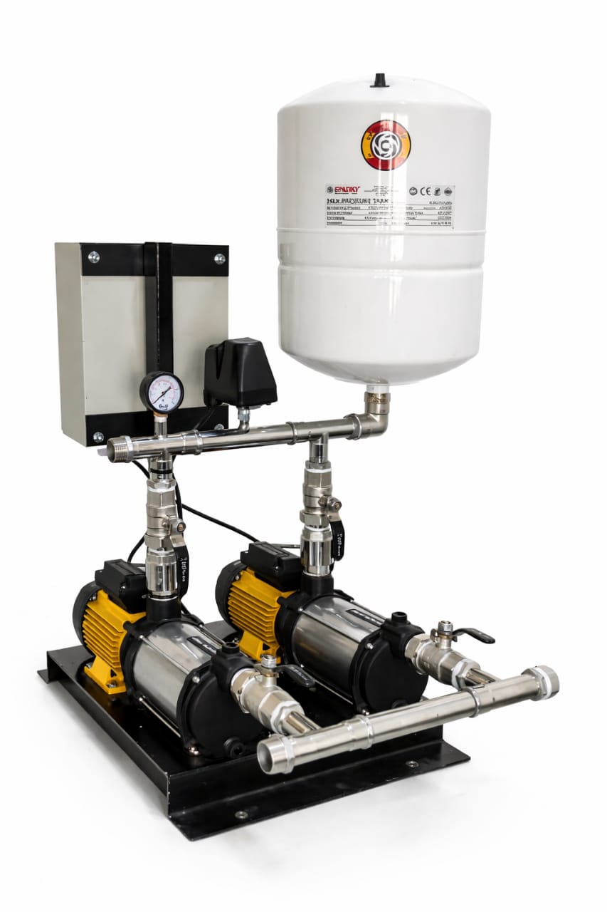 Spaino MSP15-4 1HP Booster Pump set  with  Pressure Tank 24Ltr