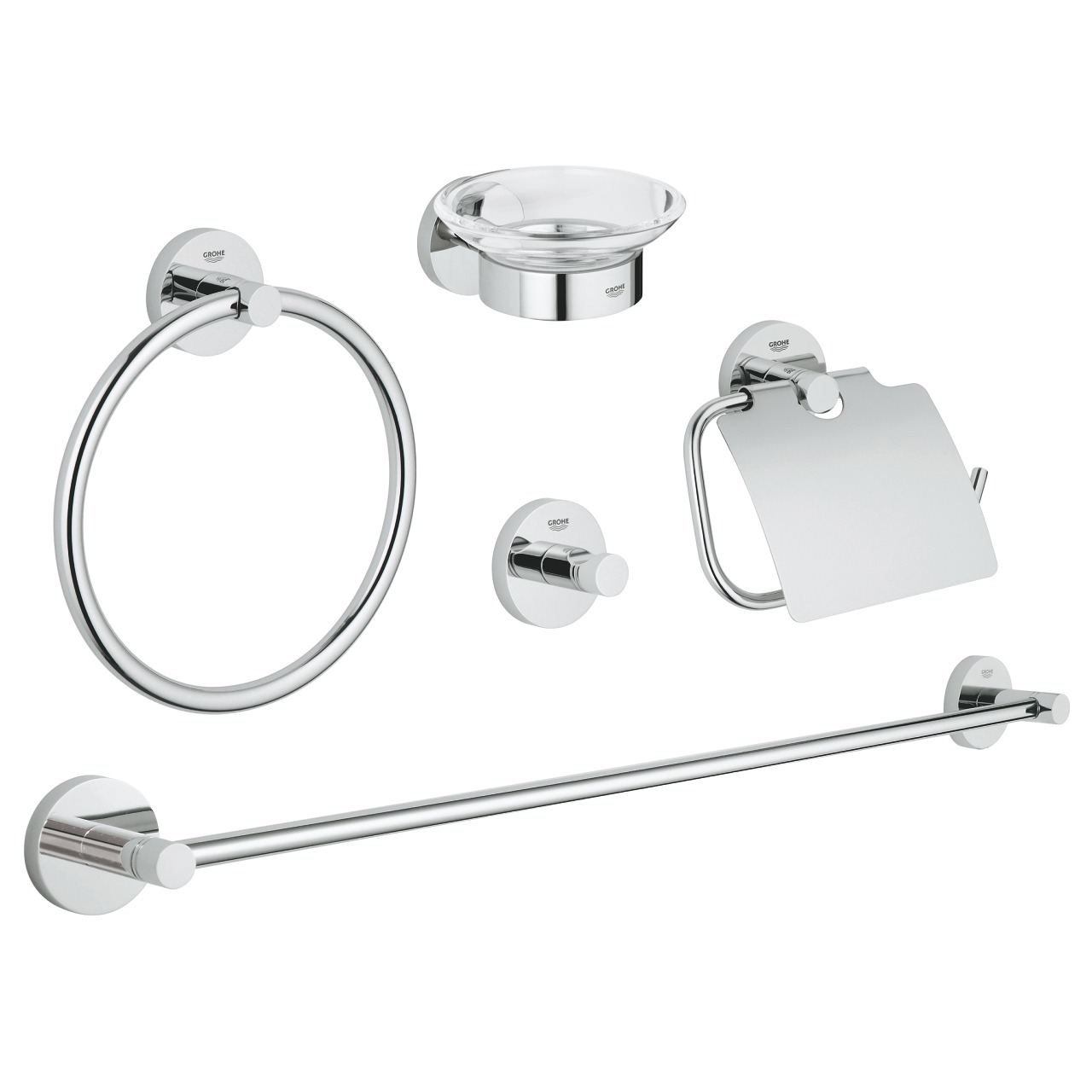 Grohe Essentials Master bathroom accessories set 5-in-1 – 40344001